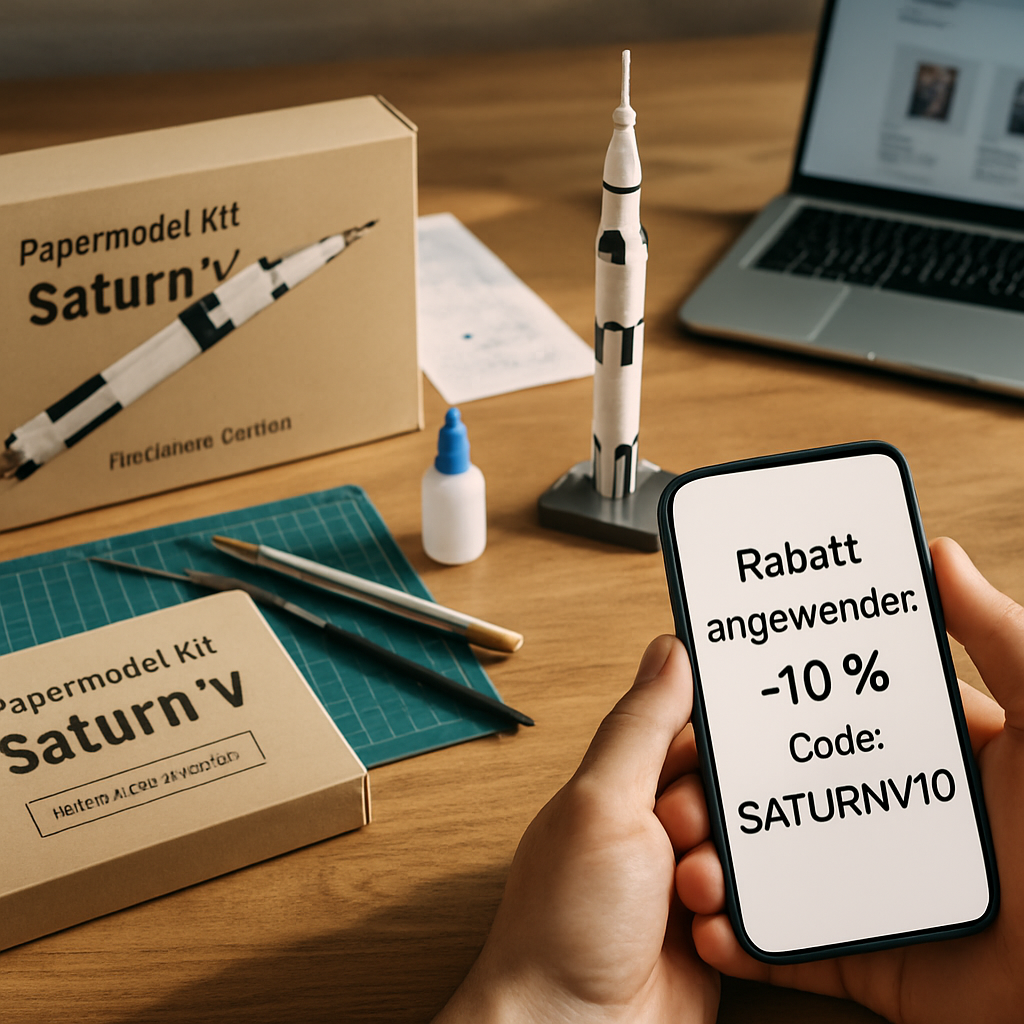 Exklusive Rabattcodes für Sammler bei Spacecraft Papermodels