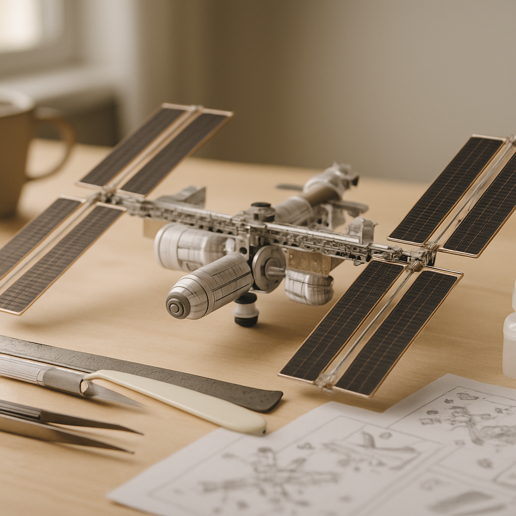 ISS Raumstation Bausatz – Bauanleitung von Spacecraft Papermodels
