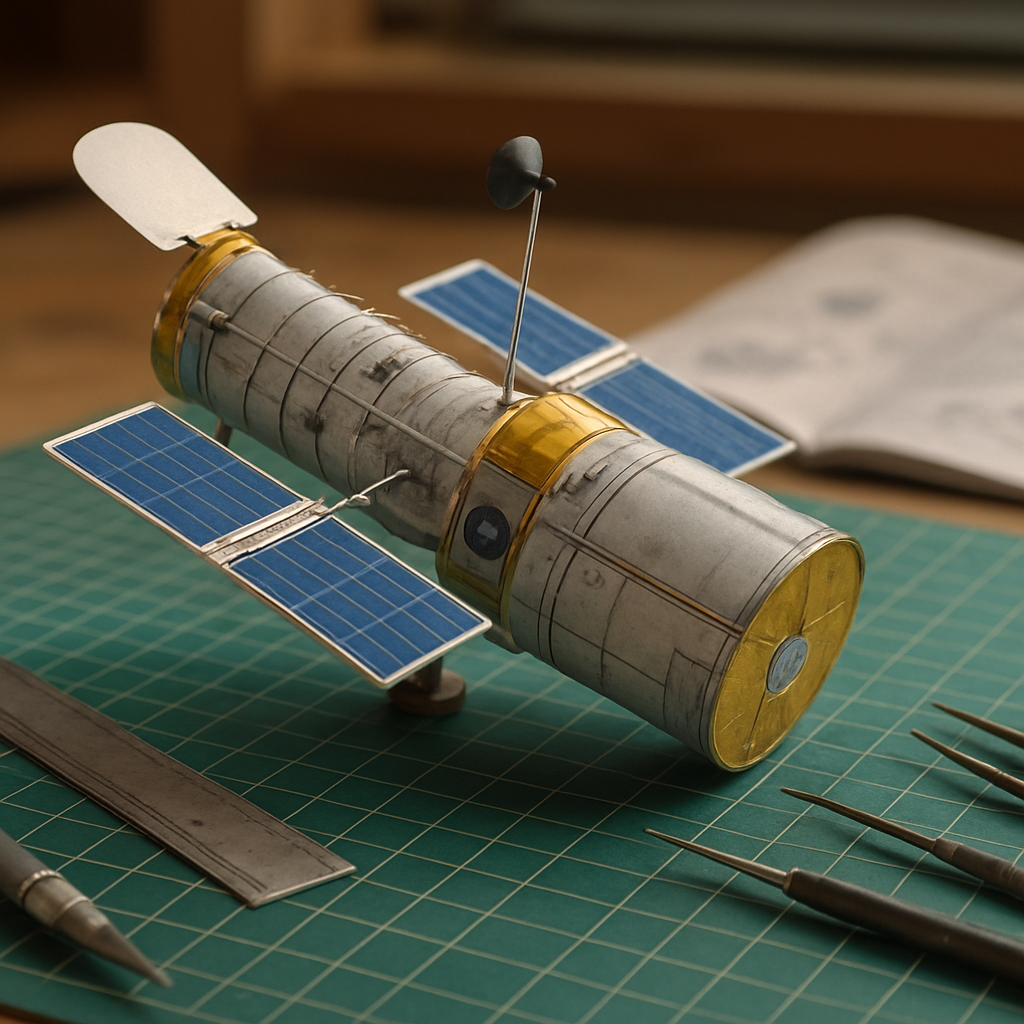 Hubble Modellbausatz von Spacecraft Papermodels – detailgetreu